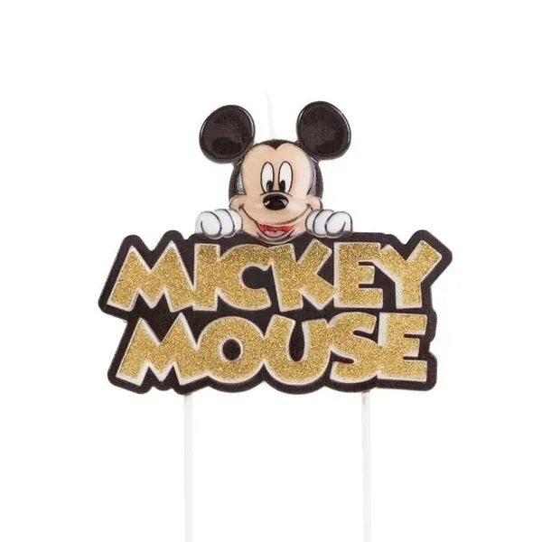 Vela De Aniversário Mickey Mouse