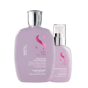Kit Alfaparf Milano Professional Semi Di Lino Smooth Smoothing - Shampoo 250ml + Creme 125ml Kit