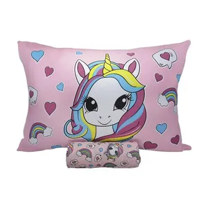 Jogo Cama Solteiro Infantil Joy 70% Algodão Estampa Sweet Unicorn 2 Peças 0310495SUC - Portallar