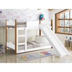 Beliche Infantil Encanto Branco Grenat Com Escorregador - Gabrielli Móveis