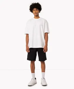 bermuda de sarja jogger com bolsos preta G