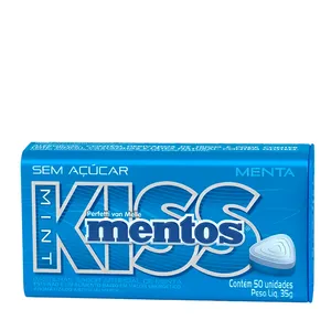 Pastilha Sabor Menta Mentos Kiss – 35g