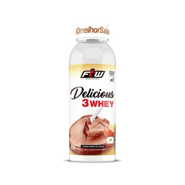 Delicious 3 Whey Creme de Avelã FTW 40g