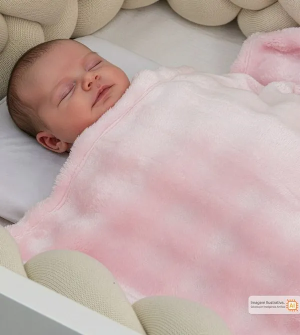 Cobertor Lille Baby 90 x 110 cm Rose