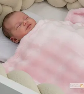 Cobertor Lille Baby 90 x 110 cm Rose