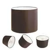 Cúpula Abajur E Luminária Cilíndrica Vivare Cp-7015 ø35x25cm - Bocal Nacional Café