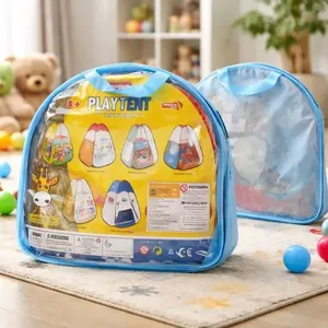 Barraca Infantil Dobrável Meying MD8090 para Brincar Tipo Cabana Portátil com Bolsa de Transporte First Bikes Barraca Infantil Dobrável Meying MD8090 para Brincadeiras Cabana Portátil First Bikes