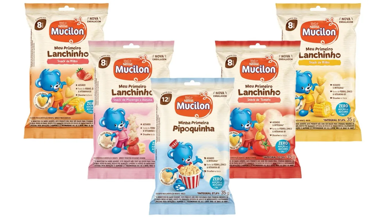 Kit Snack Meu Primeiro Lanchinho Sabores Sortidos Mucilon - 5 Unidades 35g