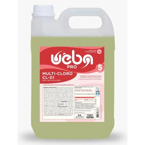 Limpador Clorado Uêba Multi Cloro CL-01 5L (MP)