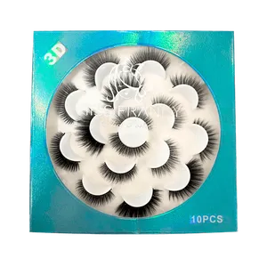 Kit Miss Frandy Cílios Postiços com 10 Pares