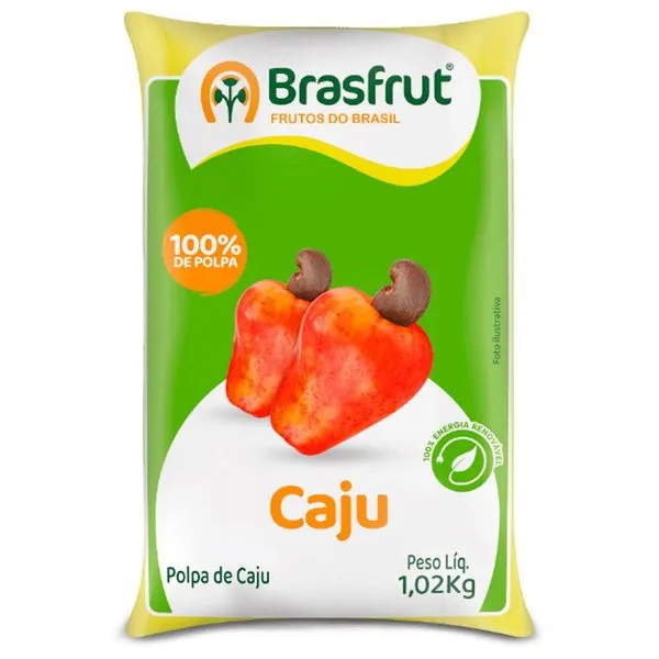 Polpa De Caju Brasfrut 1,02Kg