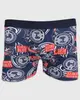 Cueca Boxer Juvenil Microfibra Estampada Marinho 16