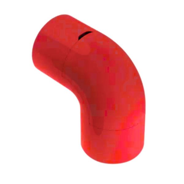 Joelho de PVC com Janela Masster Joelho PVC com Janela 1" Vermelho Masster