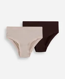 kit de 2 calcinhas caleçon feminino delrio colorido M