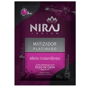 Sache De Tratamento Niraj Matizador Loiro Platinado 60g