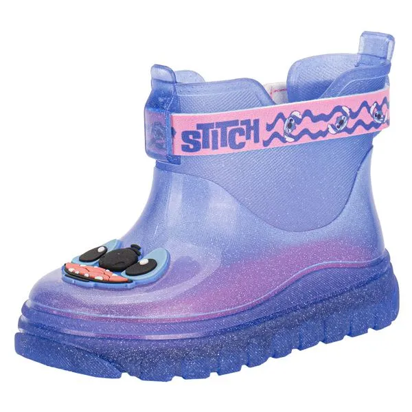 Galocha Infantil Rain Colorful Disney Grendene Kids 23261 AZUL/ROSA 25/26