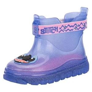 Galocha Infantil Rain Colorful Disney Grendene Kids 23261 AZUL/ROSA 25/26