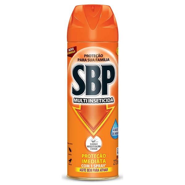 Multi Inseticida SBP Proteção Imediata Aerossol 273ml Inseticida SBP Multi Inseticida Prote??o Imediata 273ml