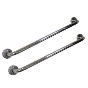 Alça Apoio 50cm Barra Suporte Anti Queda Kit 2 Uni Acessibilidade Cadeirante Pcd Criança Gestante Segurança Box Banheiro Casa