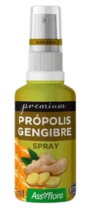 Spray de Própolis Premium Assiflora Sabor Gengibre 30ml