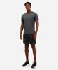 short masculino esportivo com bermuda interna camuflado preto P