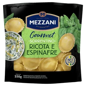 Sorrentino Gourmet Ricota e Espinafre Mezzani 250g