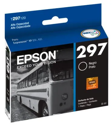 Cartucho de Tinta Preta Epson XP231/431 T297120 PT