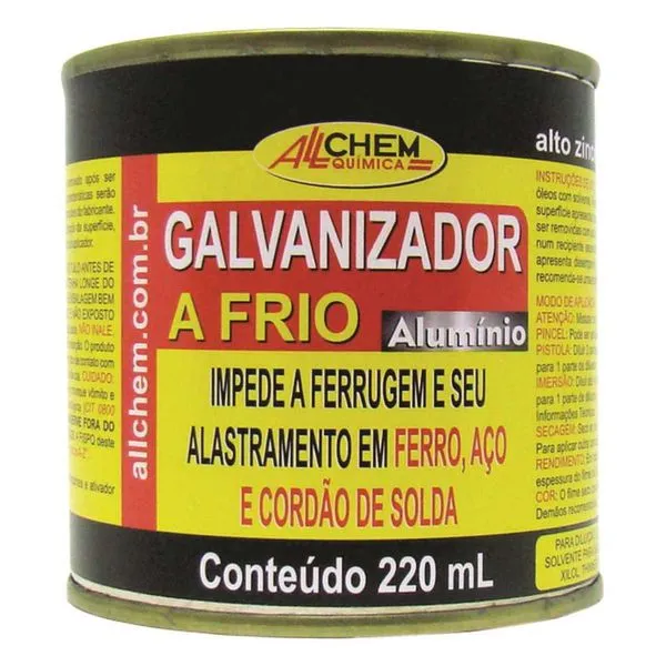 Composto para galvanização a frio 220 ml ALLCHEM