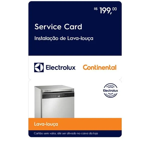 Serviço de Instalação Lava Louca - Electrolux