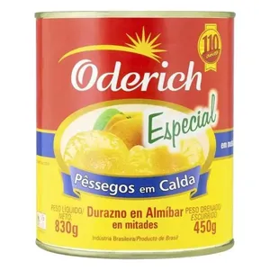 Pêssego Metades em Calda Oderich 450g PESSEGO METADES EM CALDA ODERICH 450G