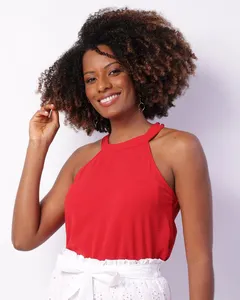 Regata Feminina Berry & Co. Cava Americana Vermelha G