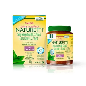 Laxante Fitoterápico Naturetti Geleia Sabor Ameixa 130g Hypera Pharma NATURETTI GELEIA 130G HYPERA PHARM