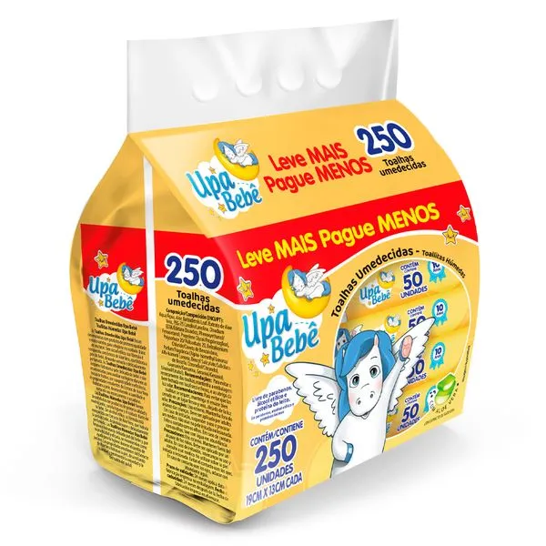 Kit Toalha Umedeciada Upa Bebe Leve Mais Pague Menos