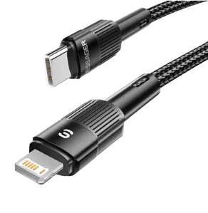 Cabo Essager USB-C para Lightning 2.0M Nylon 29W EXCTL-XCA01-P