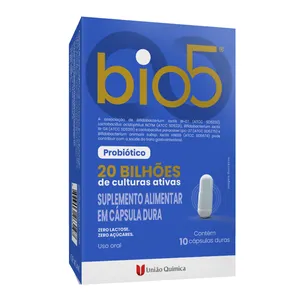 Suplemento Alimentar Probiótico Bio 5 10 Cápsulas Duras