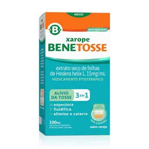 Benetosse 15mg/ml Xarope Sabor Cereja 100ml