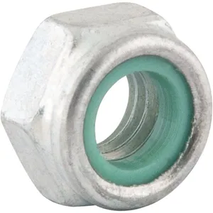 Porca autotravante sextavada 10 mm MA baixa zincada 100 peças - VONDER