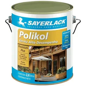 Verniz Polikol Acetinado Imbuia 3,6 Litros - SO.2312.9950GL - SAYERLACK