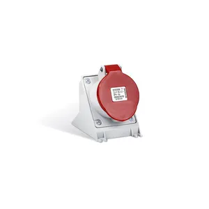 Tomada Fixa Sobrepor 3p T 32a 380v 440v 6h Ip44 Vermelho Newkon Steck