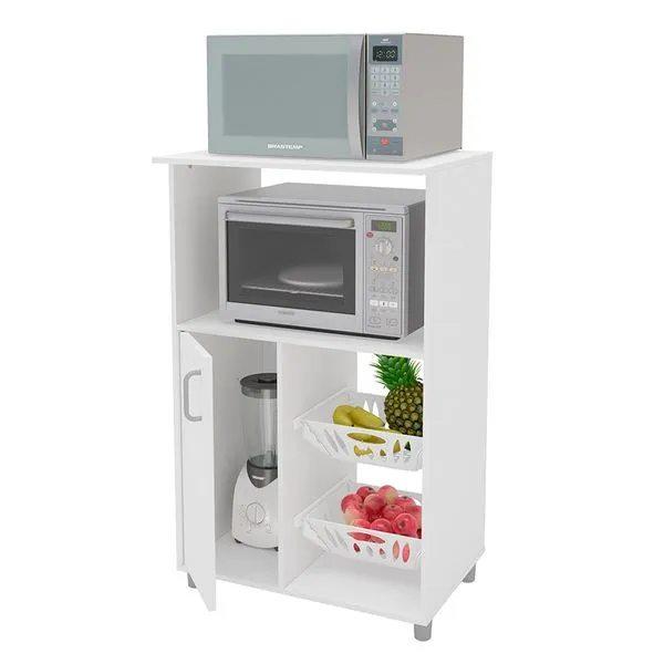 Armário Com Fruteira Politorno Confins Branco