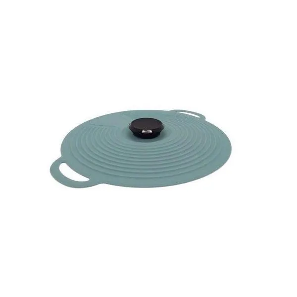 Tampa De Silicone Para Panela Cinza 23cm 4907 - Lyor