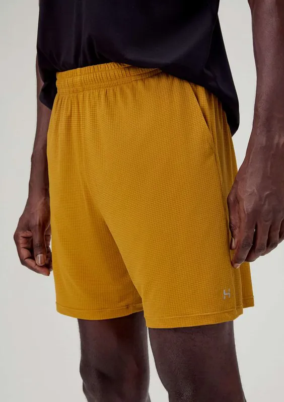 Bermuda Esportiva Masculina Texturizada - Amarelo M