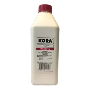 Tinta para Impressora Universal Compatível 1L Vermelho Magenta para Epson Kora Tinta para Impressora Universal Compatível 1L Vermelho Magenta Kora