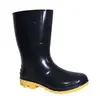 Bota De Pvc Safety Boots Kadesh Preta/amarela Nº35 - Resistente à água E óleo