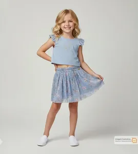 Conjunto Linda Flor Azul - 10