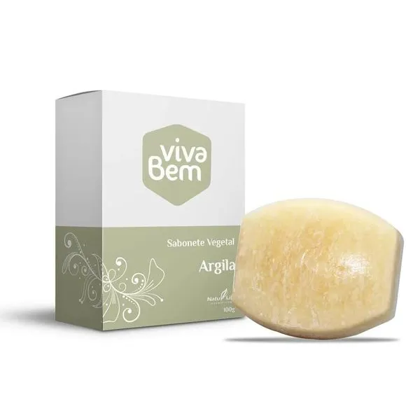 Sabonete Vegetal Argila - Natulife - 100gr