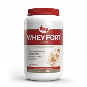 WHEY FORT® 3W Sabor Paçoca 900g