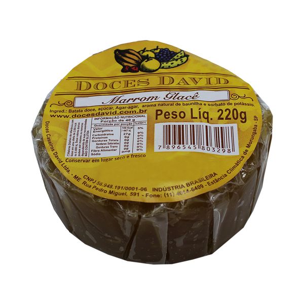 Doce Marrom Glace Doces David 220g