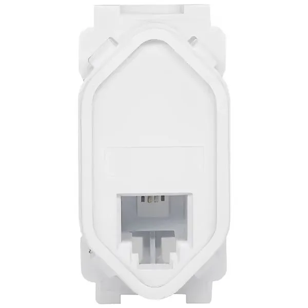 Módulo Tomada 2 Fios RJ11 Branco - RVB-1200/6 - RAVENNA