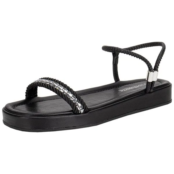 Sandália Feminina Flat Via Marte 109027 PRETO 36